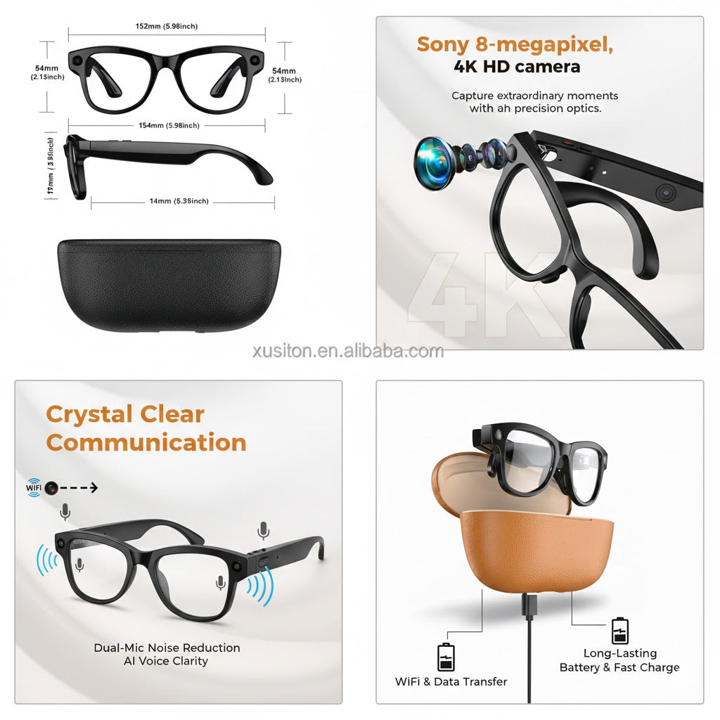 M02 Ultra AI: POV Camera Glasses & Real-Time Translation